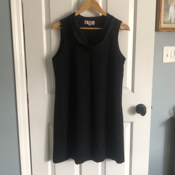 Nanette Black Cowlneck Dress - Picture 2 of 4